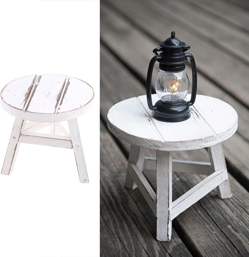 White Newborn Photography Props Stool For Bath Grooming And Photoshoot - Image 5